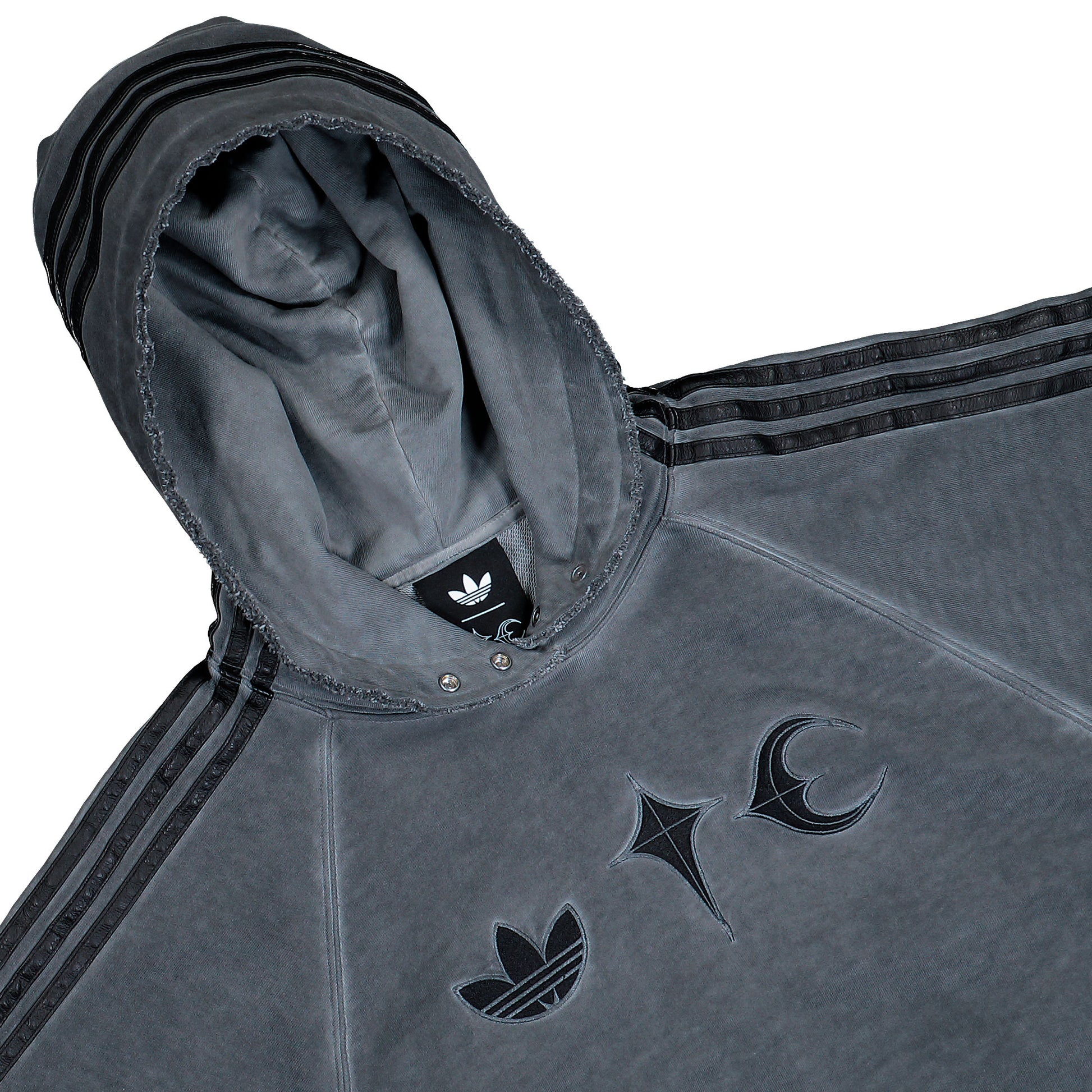 Thug Club x adidas TC Sweat Hoodie Black Hoodies KF6586 Detail View 3 | GATE
