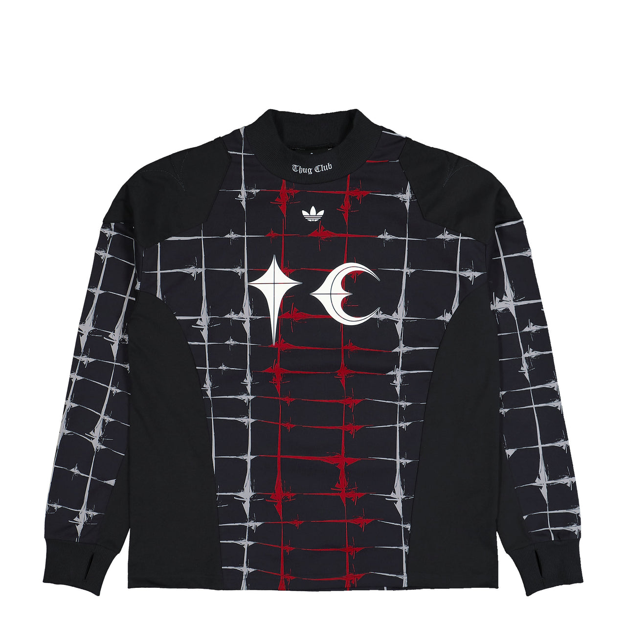 Thug Club x adidas TC Goalie T Longslevees Black Longsleeves KF6913 Detail View 1 | GATE
