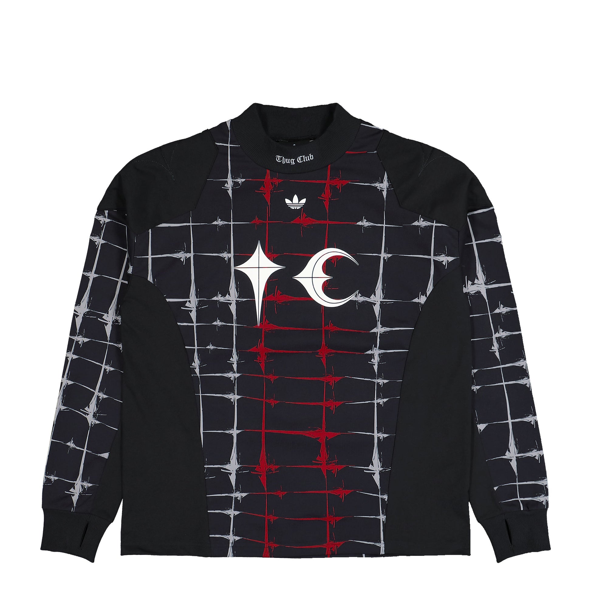 Thug Club x adidas TC Goalie T Longslevees Black Longsleeves KF6913 Detail View 1 | GATE

