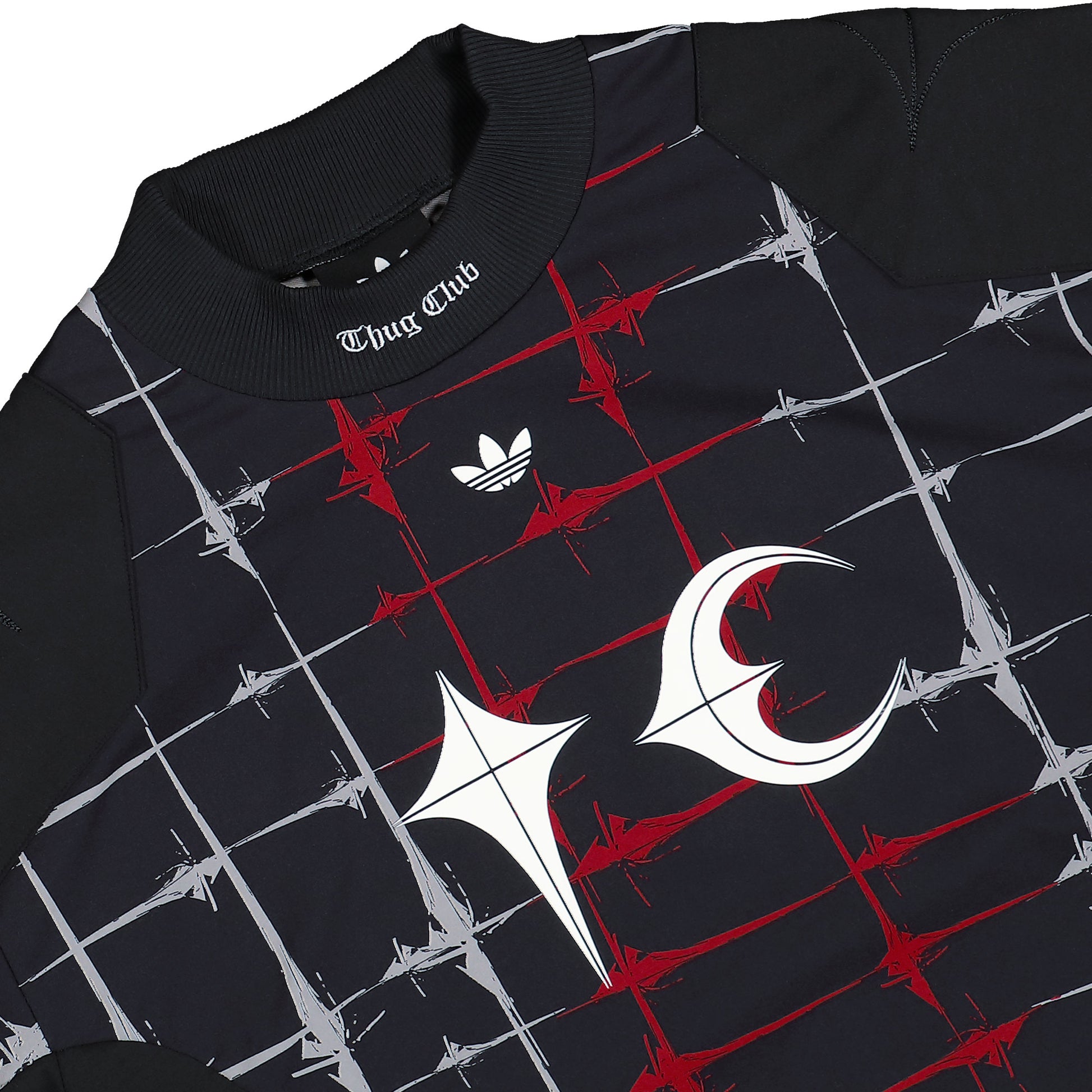 Thug Club x adidas TC Goalie T Longslevees Black Longsleeves KF6913 Detail View 3 | GATE
