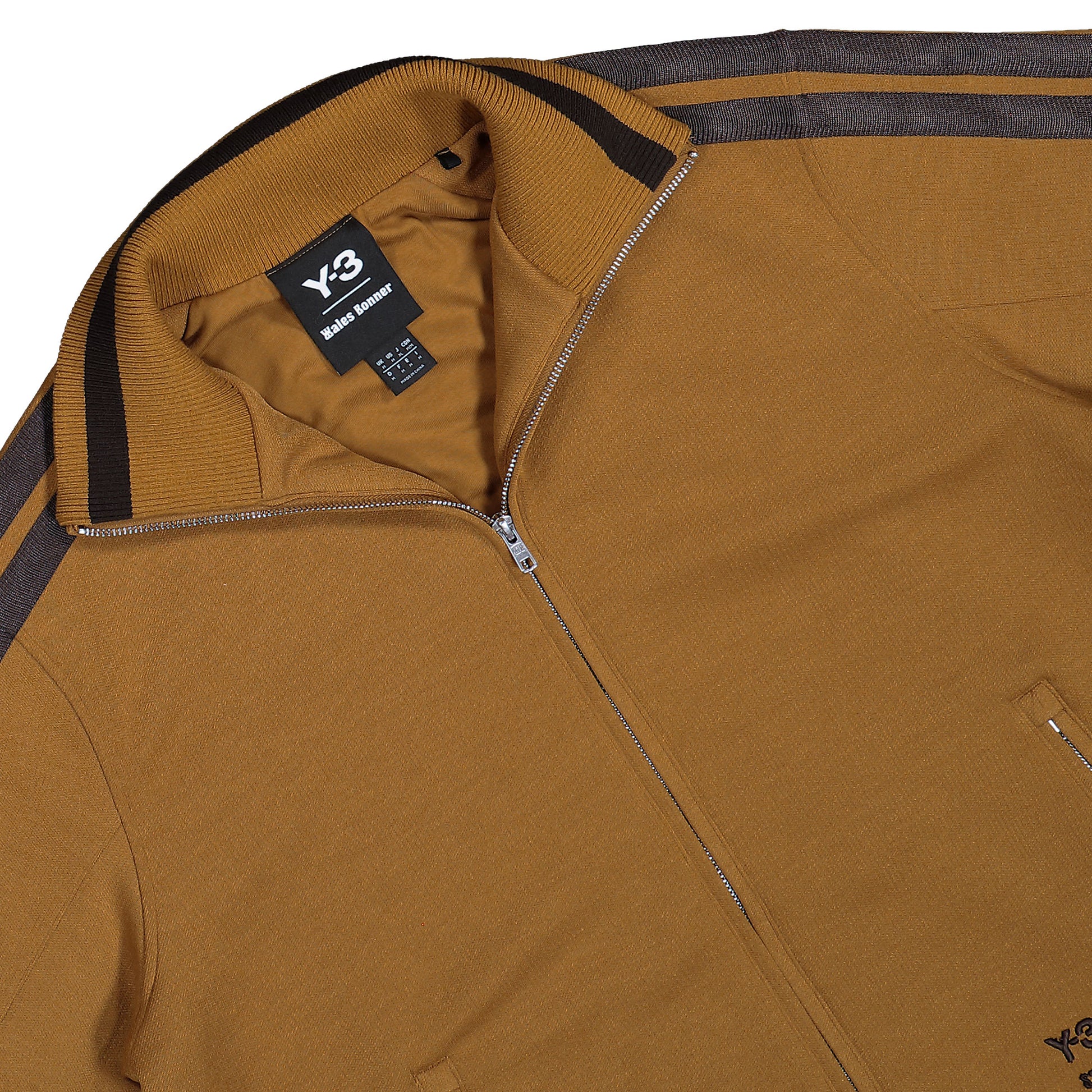 Wales Bonner x Y-3 Track Top Bronze Strata Track Jackets KF9274 Detail View 3 | GATE