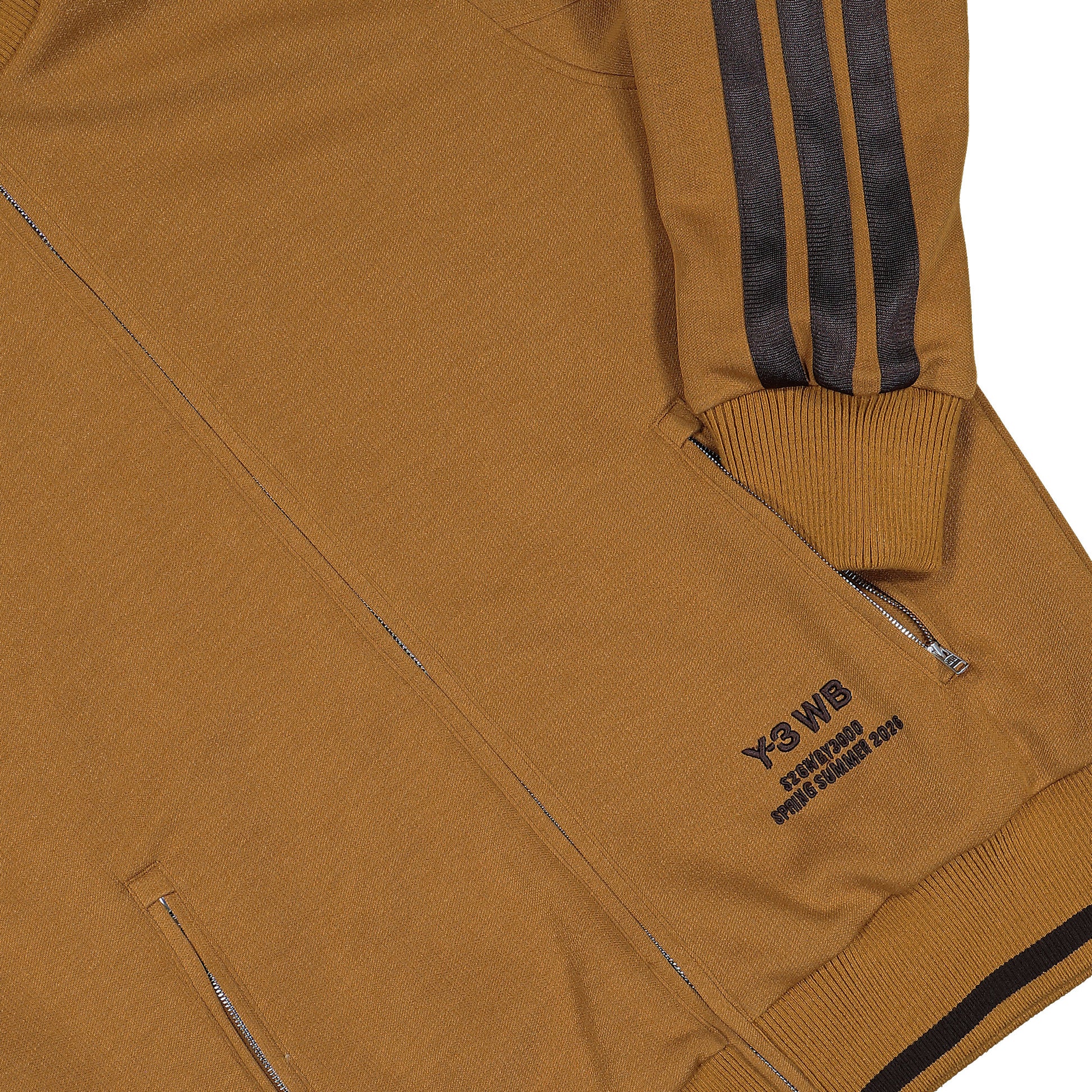 Wales Bonner x Y-3 Track Top Bronze Strata Track Jackets KF9274 Detail View 4 | GATE