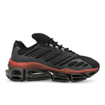 Willy Chavarria x adidas Megaride AG XL Core Black / Core Black / Red Low Top Sneaker KJ2041 Detail View 2 | GATE
