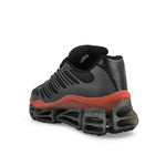Willy Chavarria x adidas Megaride AG XL Core Black / Core Black / Red Low Top Sneaker KJ2041 Detail View 3 | GATE
