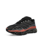 Willy Chavarria x adidas Megaride AG XL Core Black / Core Black / Red Low Top Sneaker KJ2041 Detail View 4 | GATE
