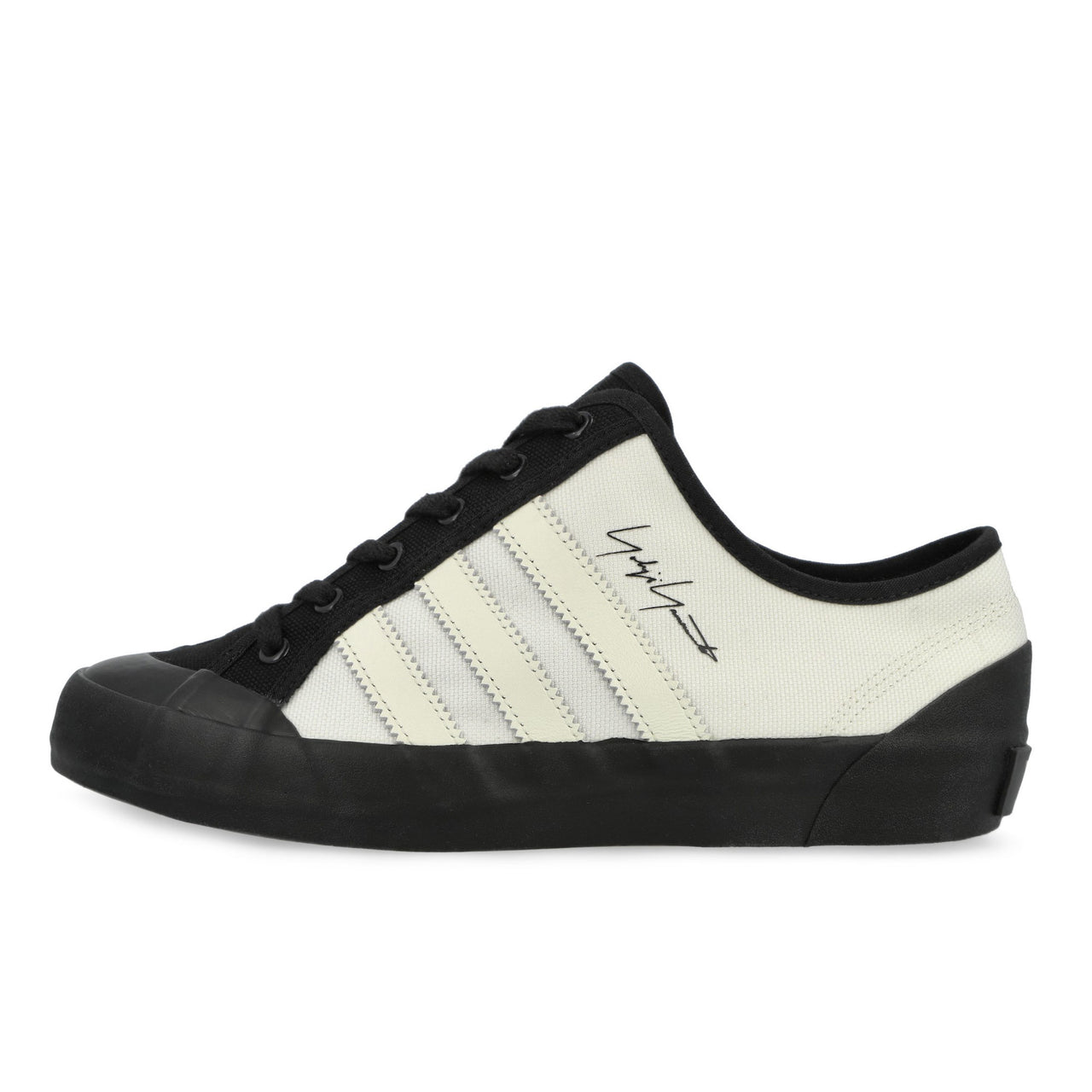 Y-3 Nisi Lo Off White / Off White / Black Sneaker IU1869 101 Detail View 1 | GATE