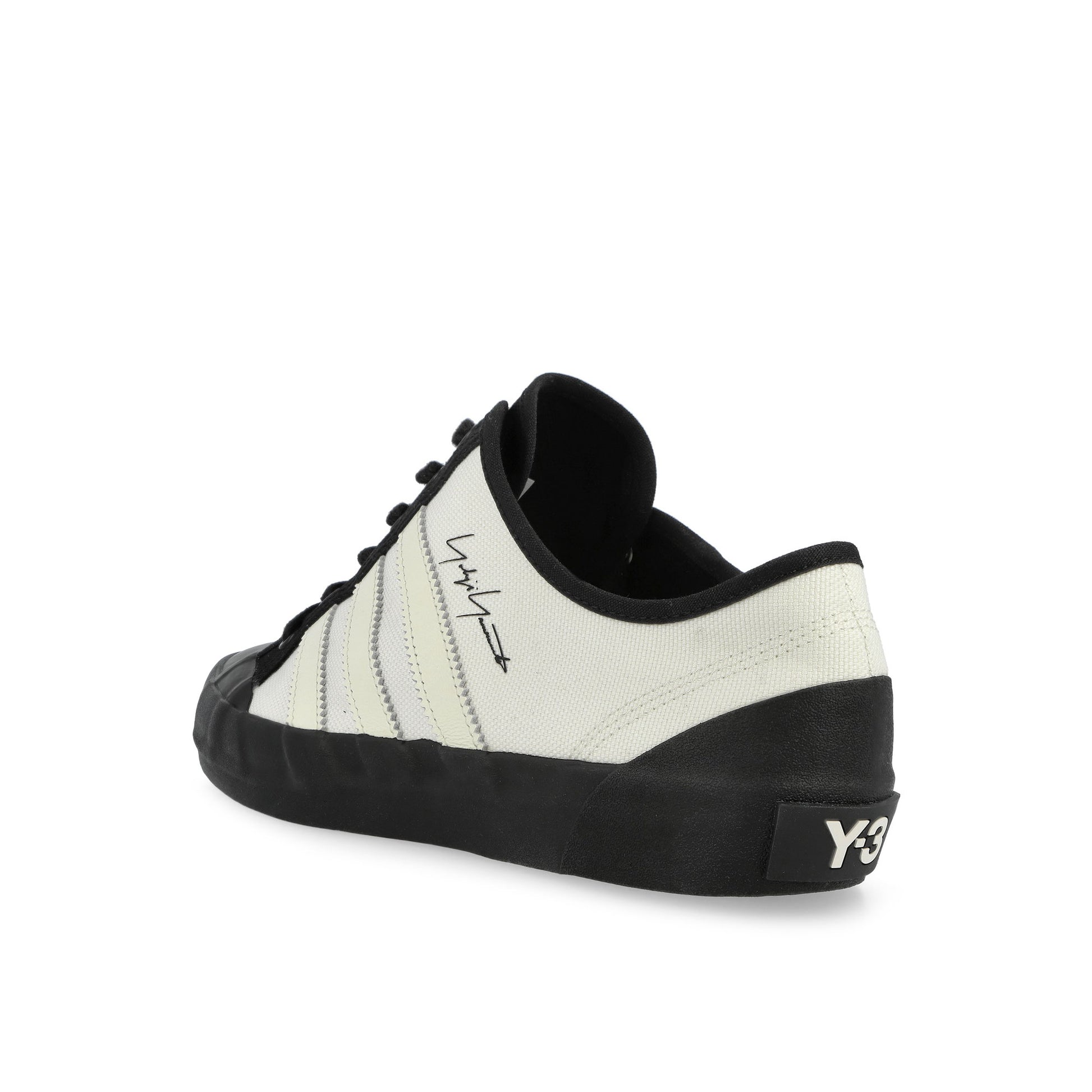Y-3 Nisi Lo Off White / Off White / Black Sneaker IU1869 101 Detail View 3 | GATE