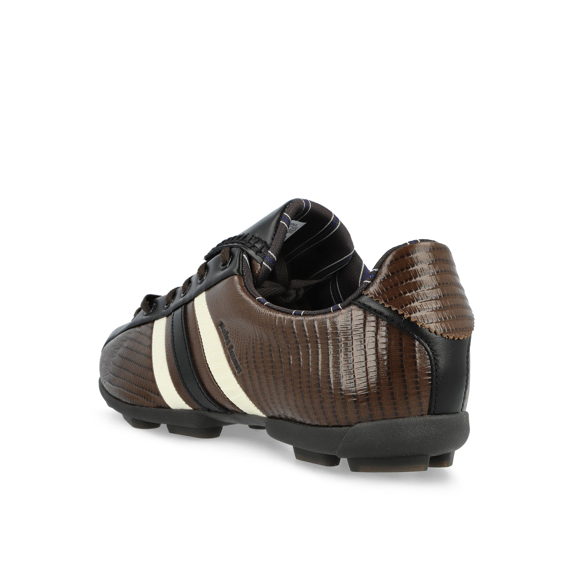 Bad Bunny x adidas The Field Lizzard Cream White / Dark Brown / Core Black Low Top Sneaker KI6114 Detail View 3 | GATE
