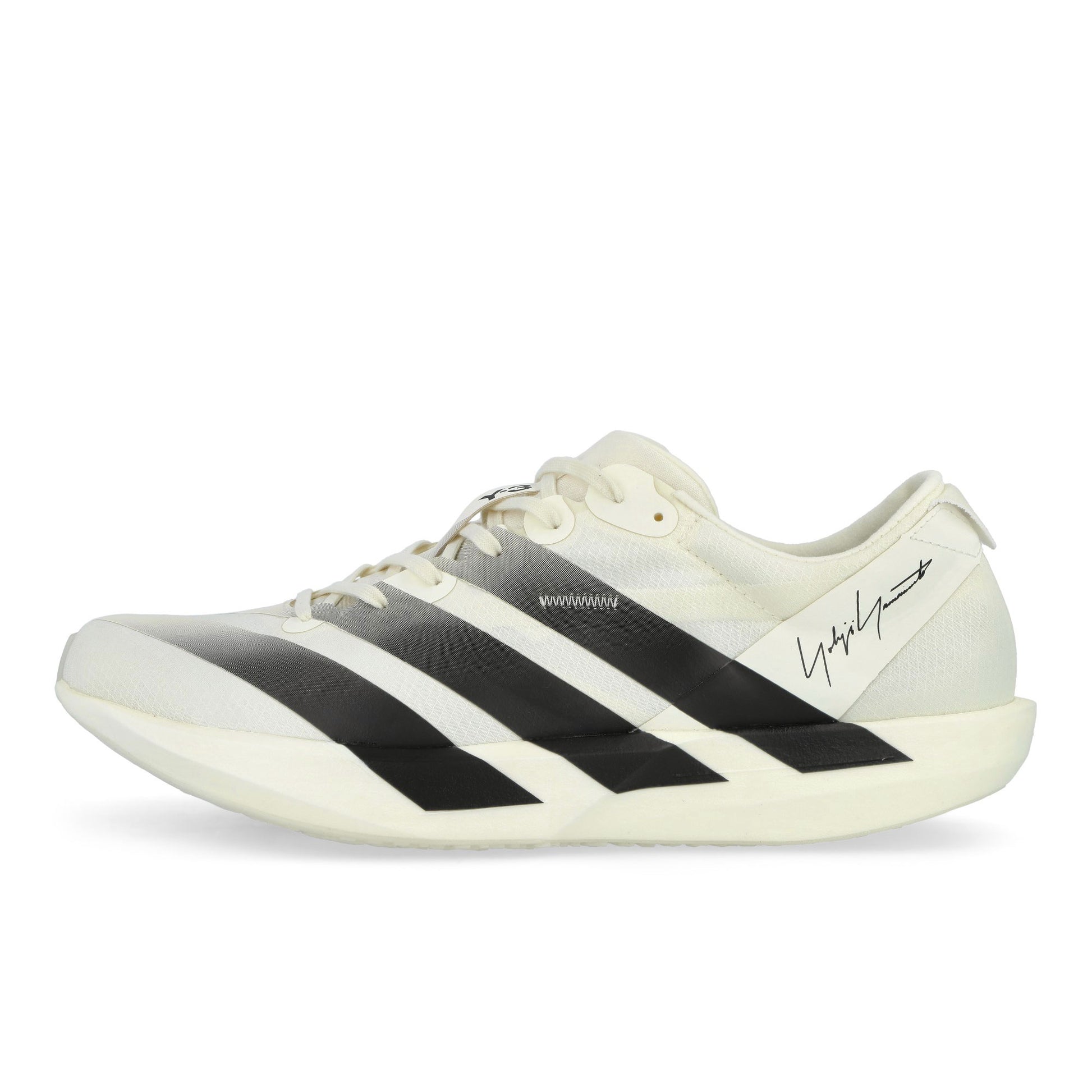 Y-3 Adios 9 Off White / Off White / Black Sneaker KI6878 Detail View 1 | GATE