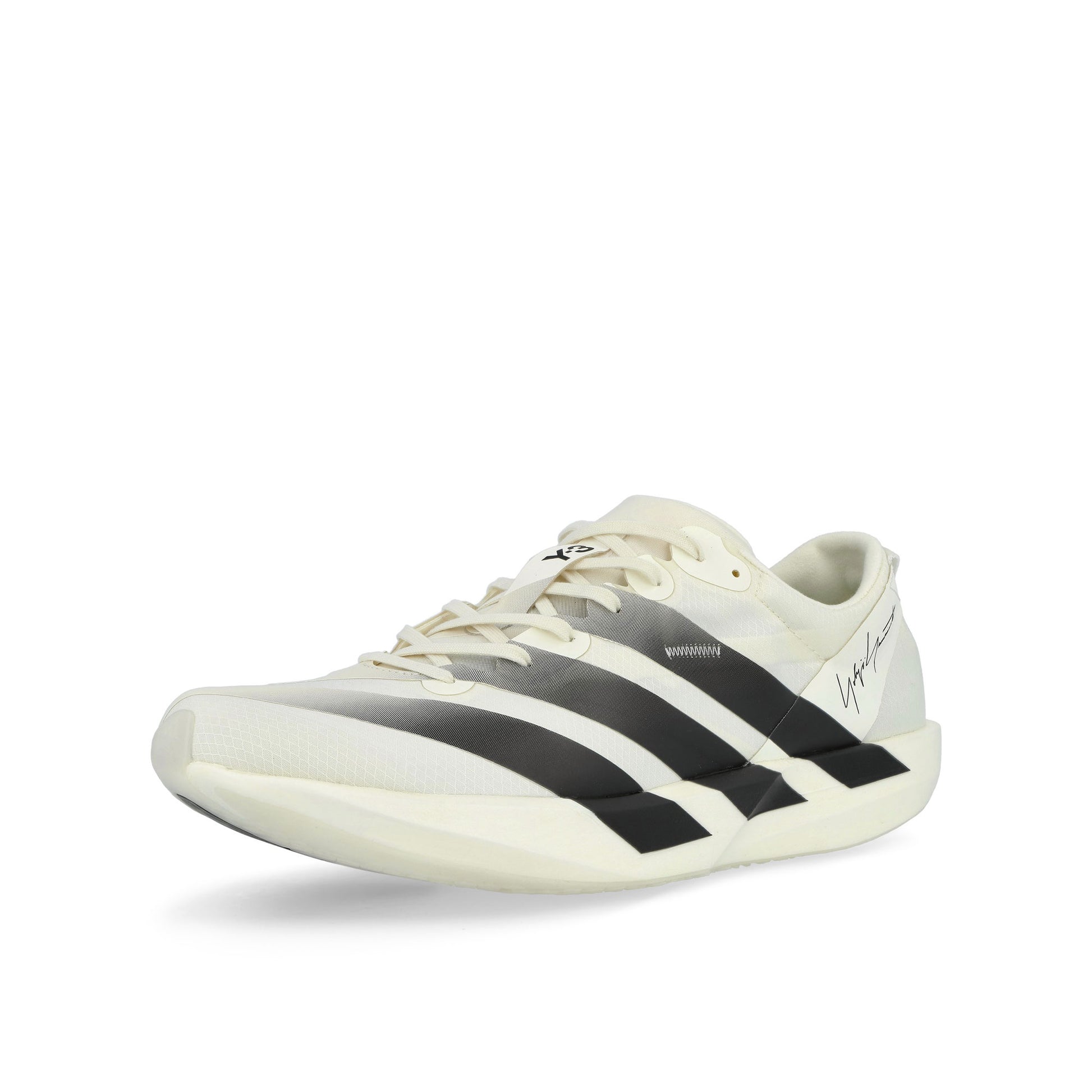 Y-3 Adios 9 Off White / Off White / Black Sneaker KI6878 Detail View 4 | GATE