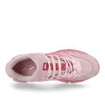 Willy Chavarria x adidas Megaride AG Clear Pink / Clear Pink / Power Red Low Top Sneakers KI7006 Detail View 5 | GATE
