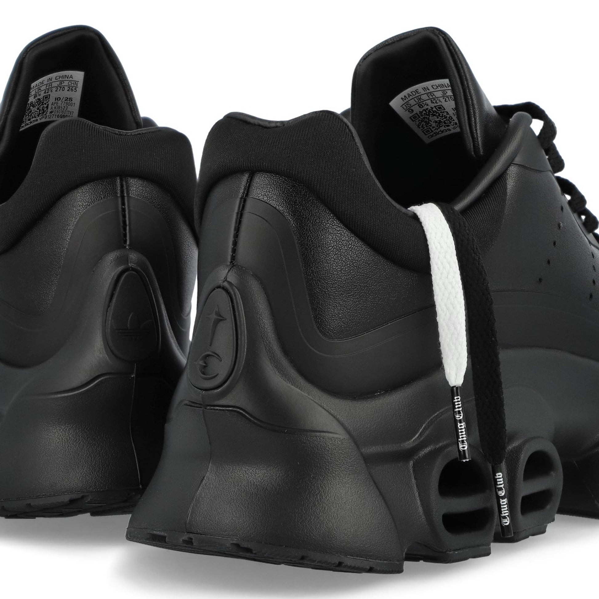 adidas Adiform Megaride TC Core Black / Core Black / Silver Metallic Low Top Sneakers KI9522 Detail View 5 | GATE
