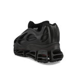 Willy Chavarria x adidas  Megaride Bones Core Black / Core Black / Better Scarlet Mid Top Sneakers KJ2033 Detail View 3 | GATE
