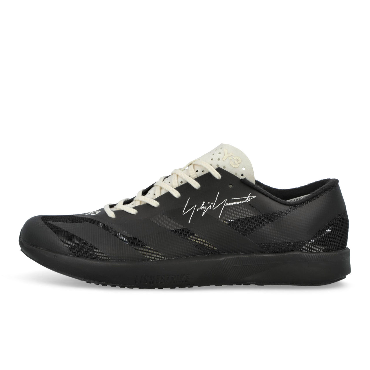 Y-3 Adizero RC6 Black / Black / Off White Sneaker KJ3444 Detail View 1 | GATE