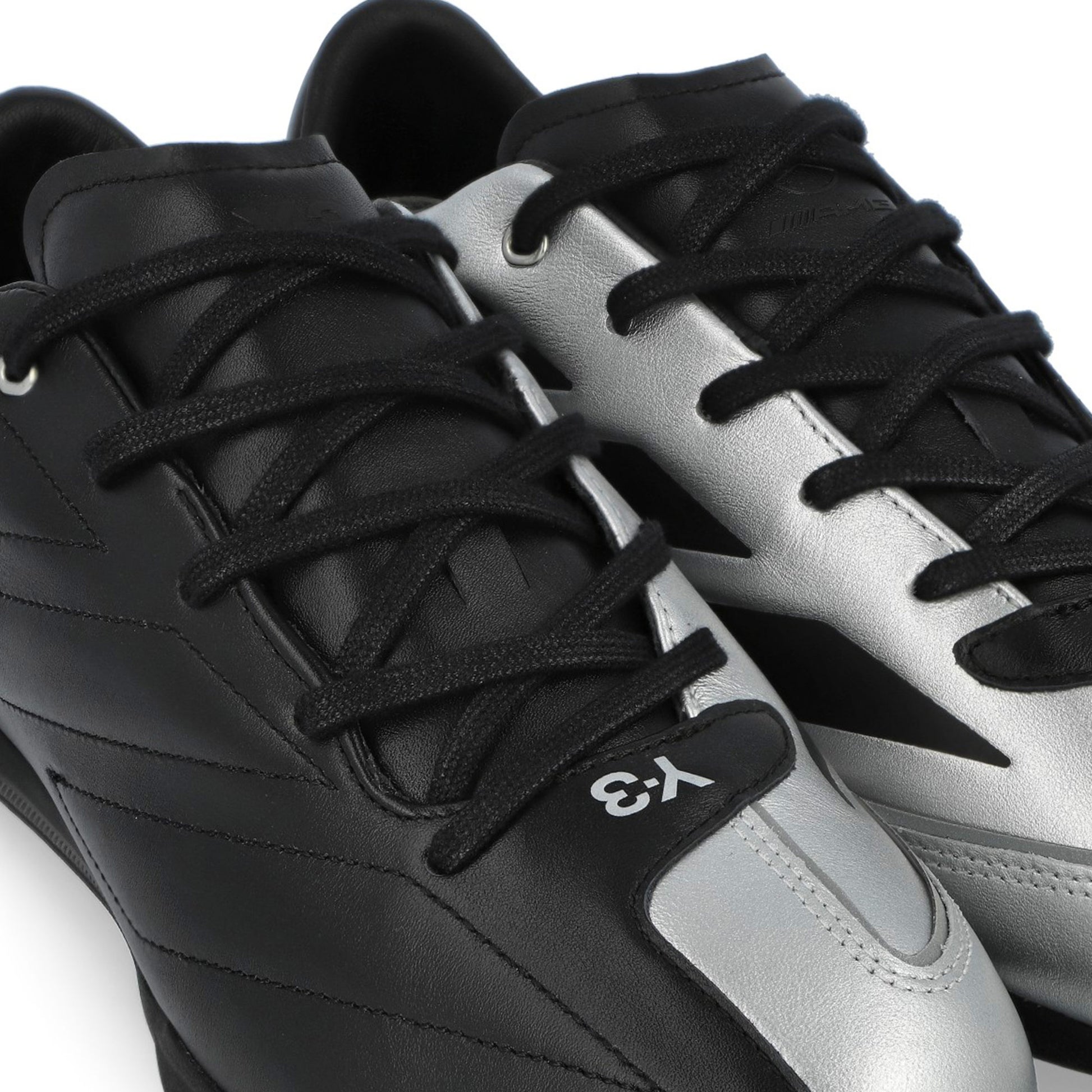 Mercedes-AMG Petronas F1 x Y-3 Feroza Lo Black / Silver Metallic / Black Sneaker KK1824 Detail View 5 | GATE