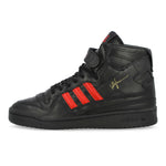 Willy Chavarria x adidas Forum 84 HI Core Black / Core Black / Red High Tops Sneakers KK3695 Detail View 1 | GATE
