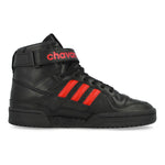 Willy Chavarria x adidas Forum 84 HI Core Black / Core Black / Red High Tops Sneakers KK3695 Detail View 2 | GATE
