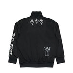 Y-3 Chito Graphic Nylon Track Top Black Track Jacket KQ8595 Detail View 2 | GATE
