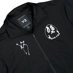 Y-3 Chito Graphic Nylon Track Top Black Track Jacket KQ8595 Detail View 3 | GATE
