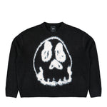 Y-3 Chito Graphic Knit Sweater Black Sweatshirt KR1127 Detail View 1 | GATE
