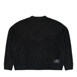 Y-3 Chito Graphic Knit Sweater Black Sweatshirt KR1127 Detail View 2 | GATE
