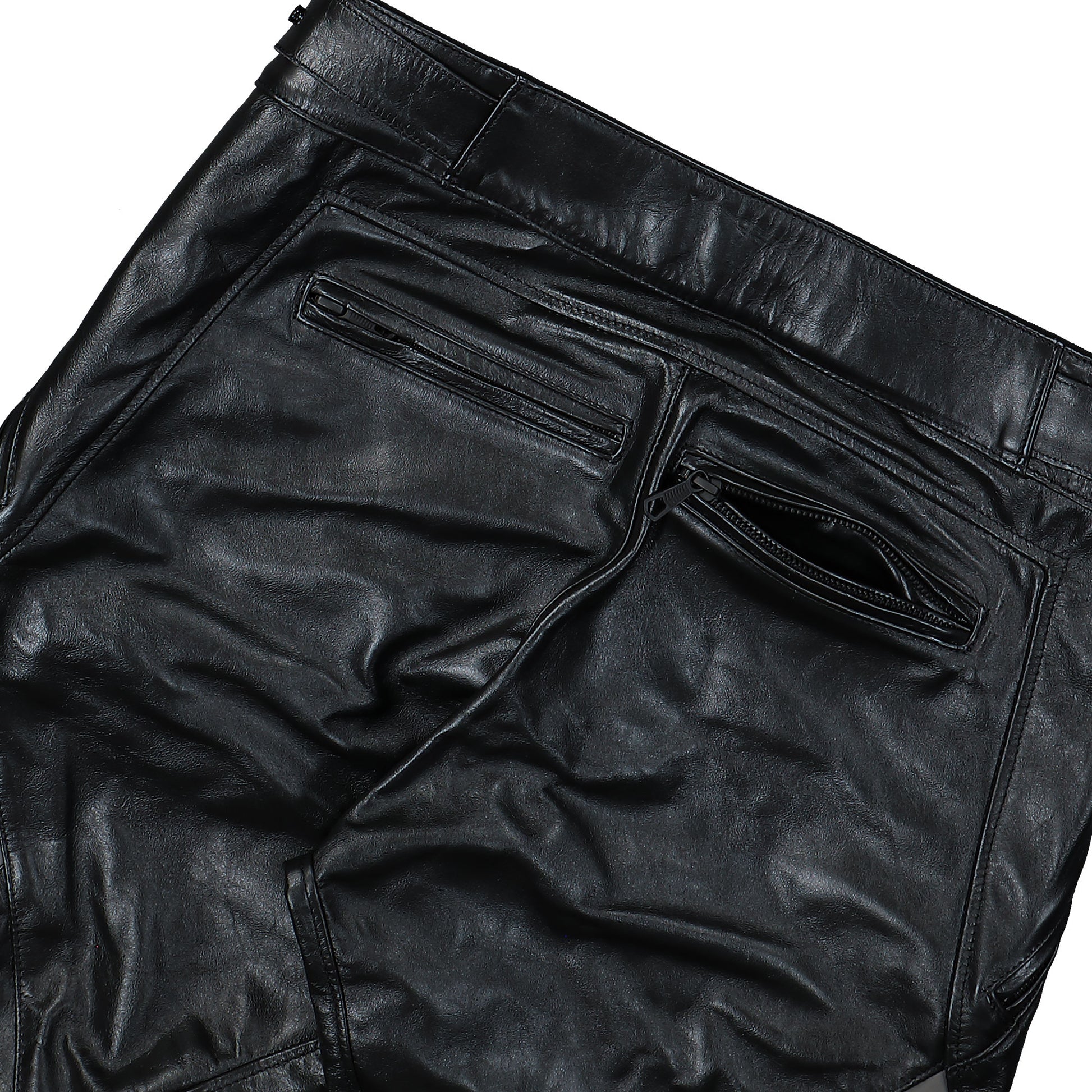 Dainese x Neighborhood x Y-3 Leather Racer Pants Black Pants KR1447 Detail View 6 | GATE