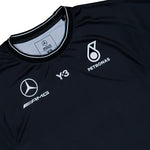 Mercedes-AMG Petronas F1 x Y-3 F1 Mechanics SS Jersey Black T-Shirts KR2341 Detail View 3 | GATE