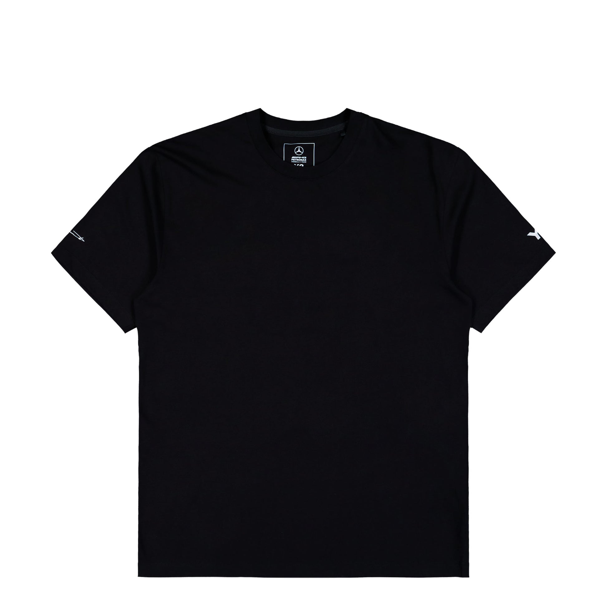 Mercedes-AMG Petronas F1 x Y-3 F1 Star SS Tee Black T-Shirts KR2374 Detail View 1 | GATE