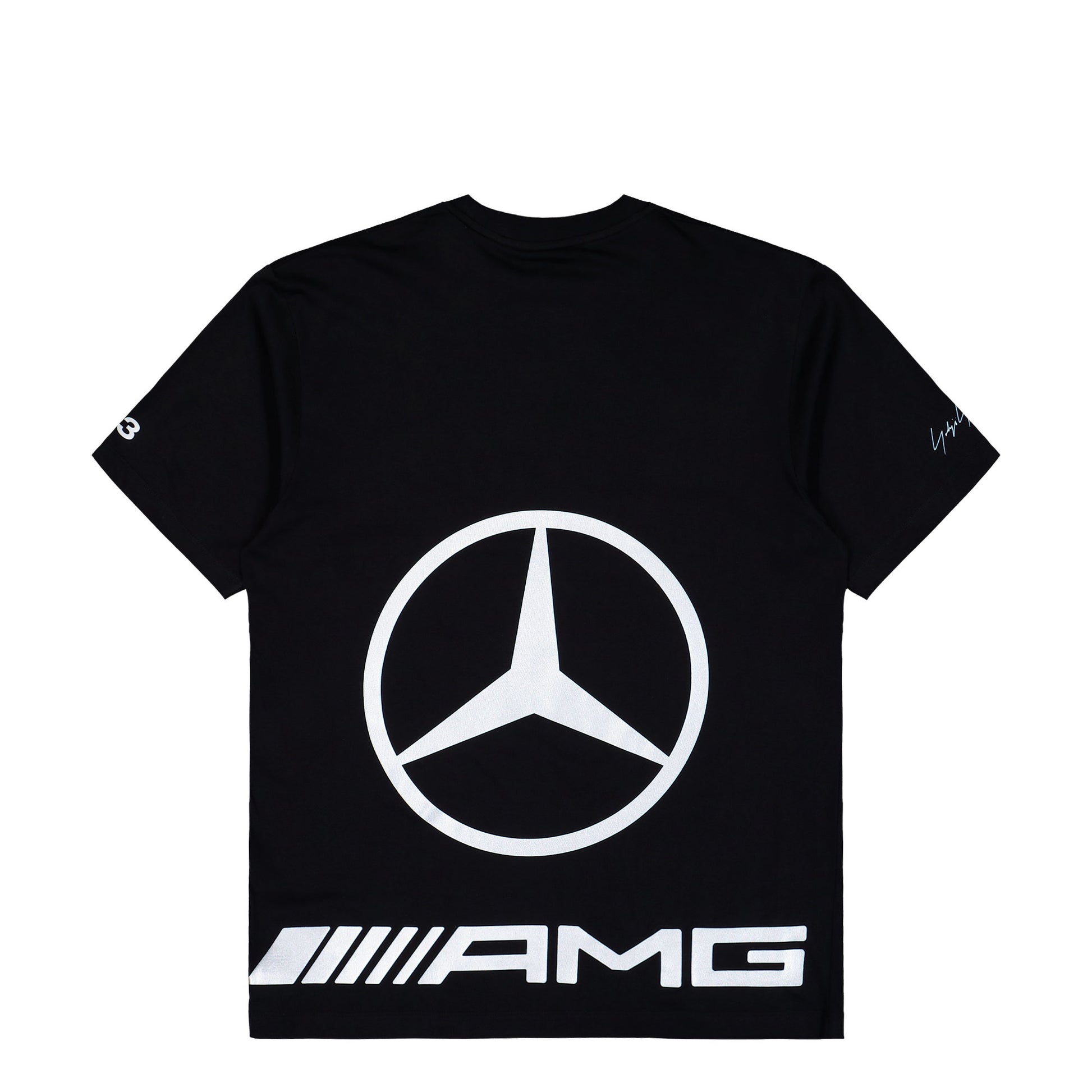 Mercedes-AMG Petronas F1 x Y-3 F1 Star SS Tee Black T-Shirts KR2374 Detail View 2 | GATE