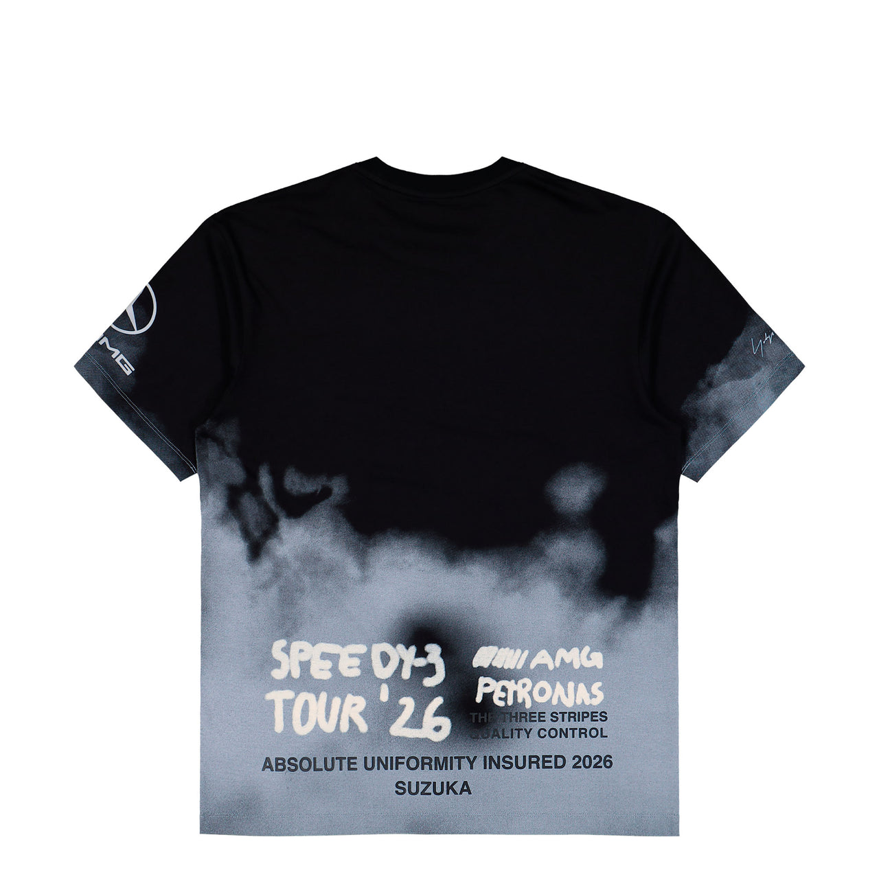 Mercedes-AMG Petronas F1 x Y-3 F1 Tour SS Tee Black T-Shirts KR2376 Detail View 1 | GATE