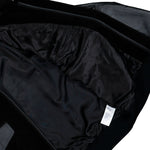 Mercedes-AMG Petronas F1 x Y-3 F1 Leather Racing Jacket Black Jackets KR2385 Detail View 6 | GATE