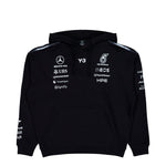 Mercedes-AMG Petronas F1 x Y-3 F1 Team Hoodie Black Hoodies KR2392 Detail View 1 | GATE