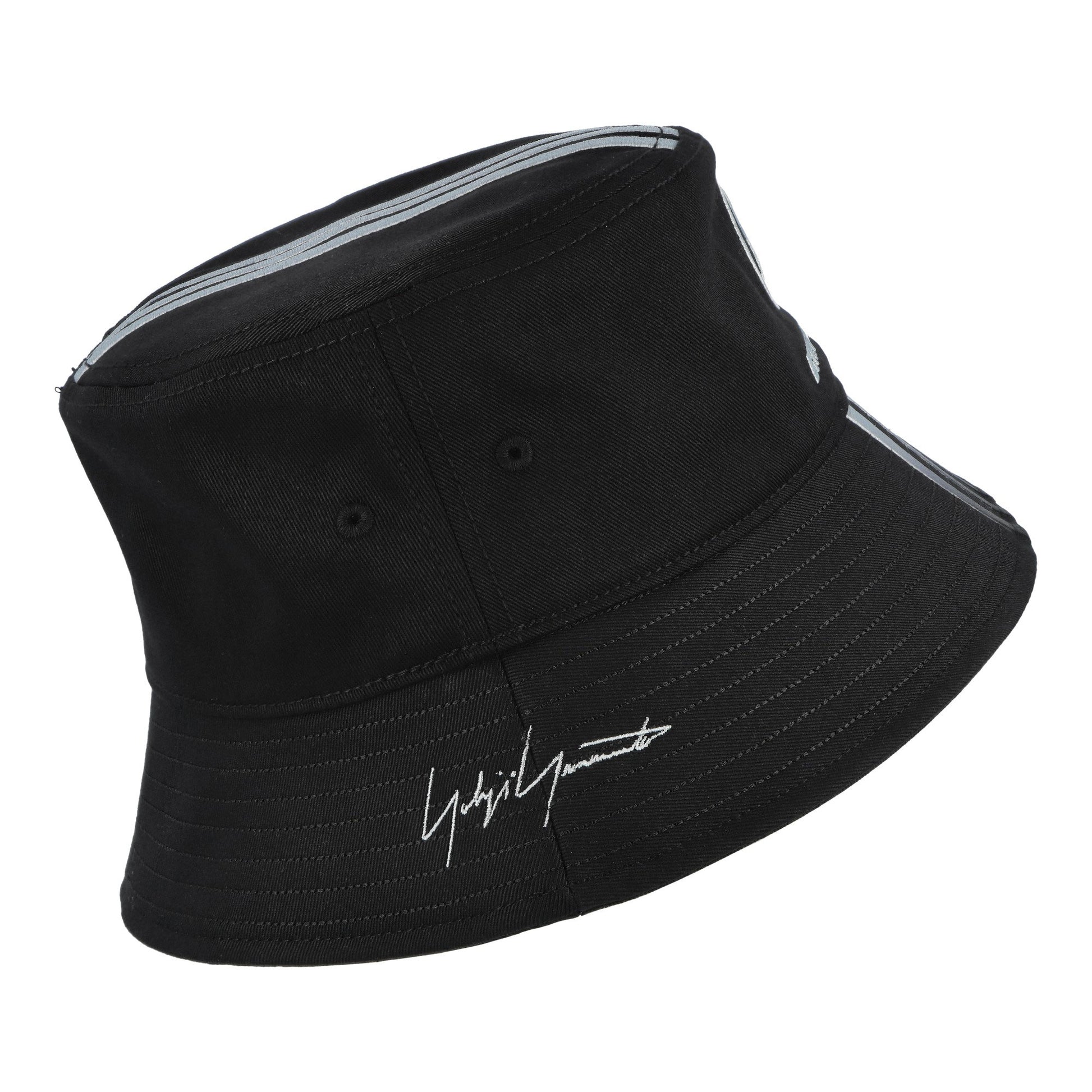 Mercedes-AMG Petronas F1 x Y-3 Bucket Black Bucket Hats KR4911 Detail View 3 | GATE