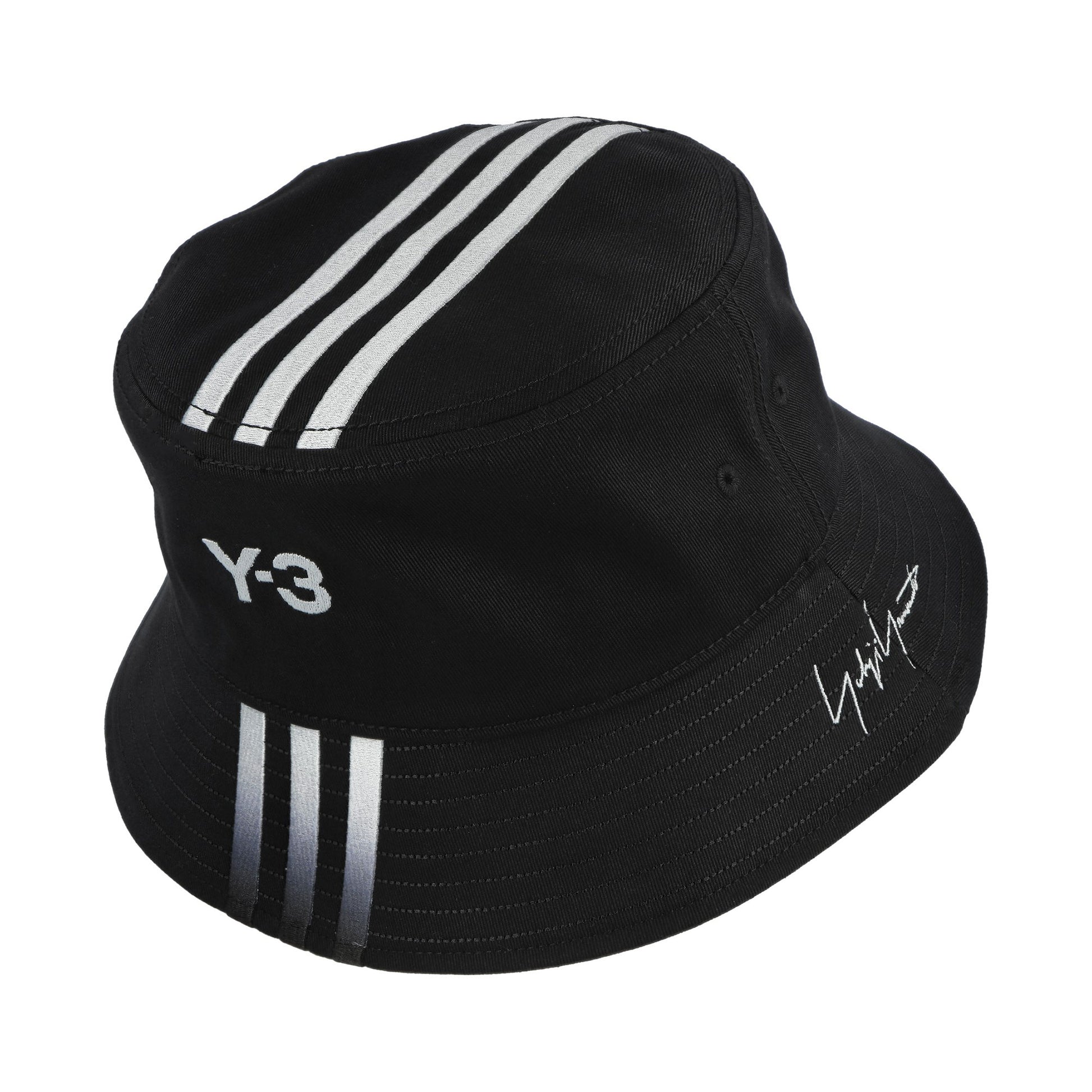 Mercedes-AMG Petronas F1 x Y-3 Bucket Black Bucket Hats KR4911 Detail View 5 | GATE