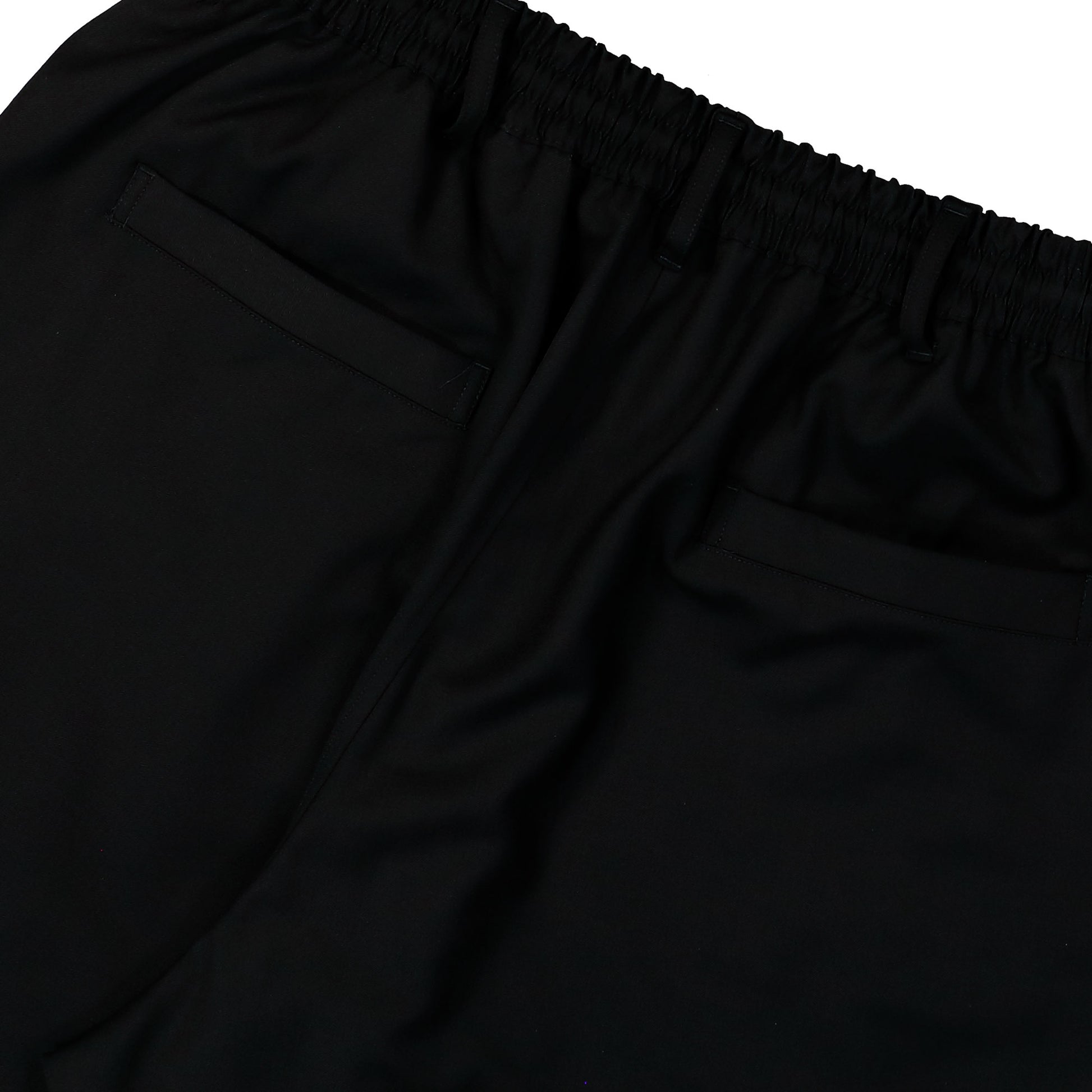 Y-3 Chito Graphic Wide Wool Pants Black Casual Pant KR8712 Detail View 5 | GATE
