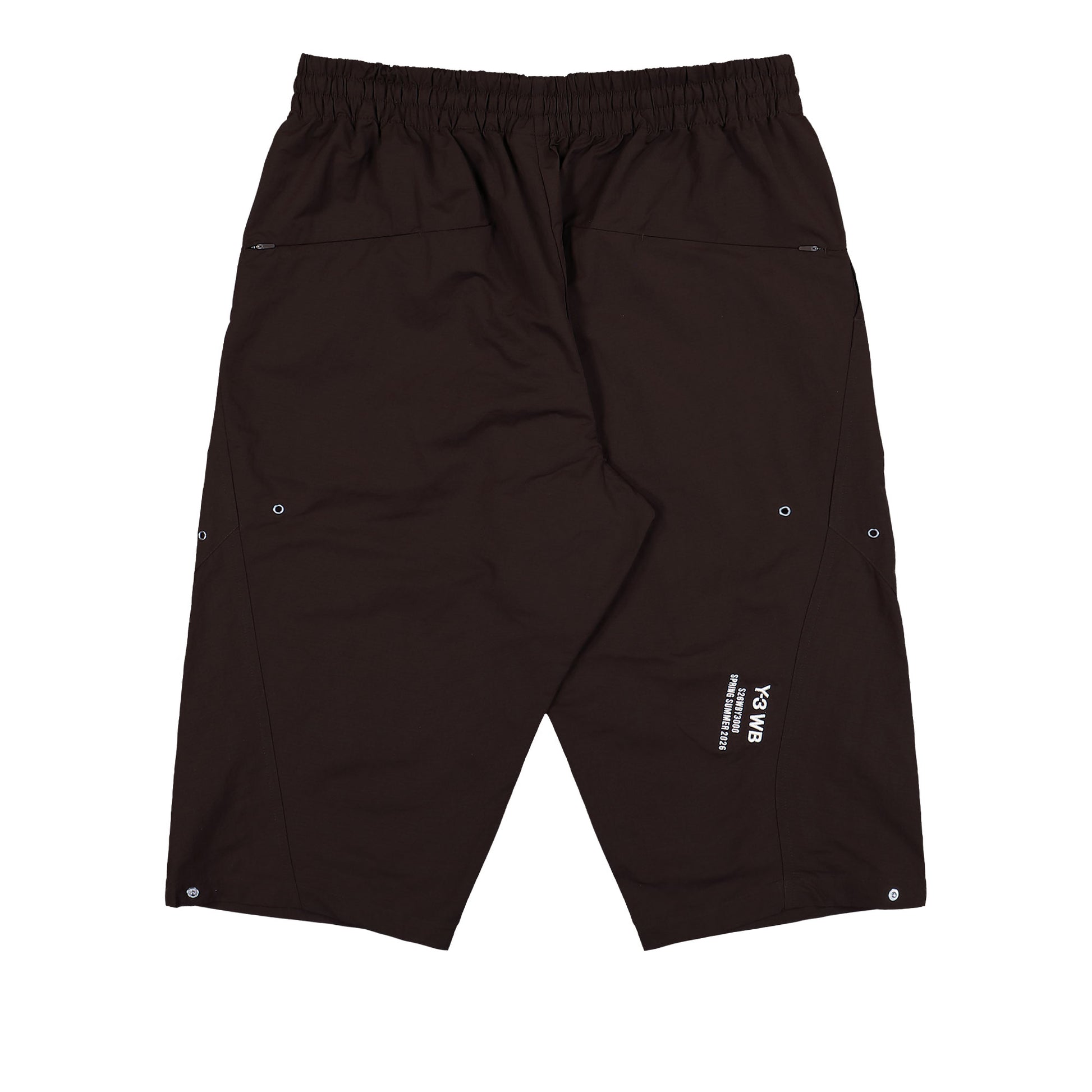 Wales Bonner x Y-3 Rip Short Aurora Coffee Shorts KS3971 Detail View 2 | GATE