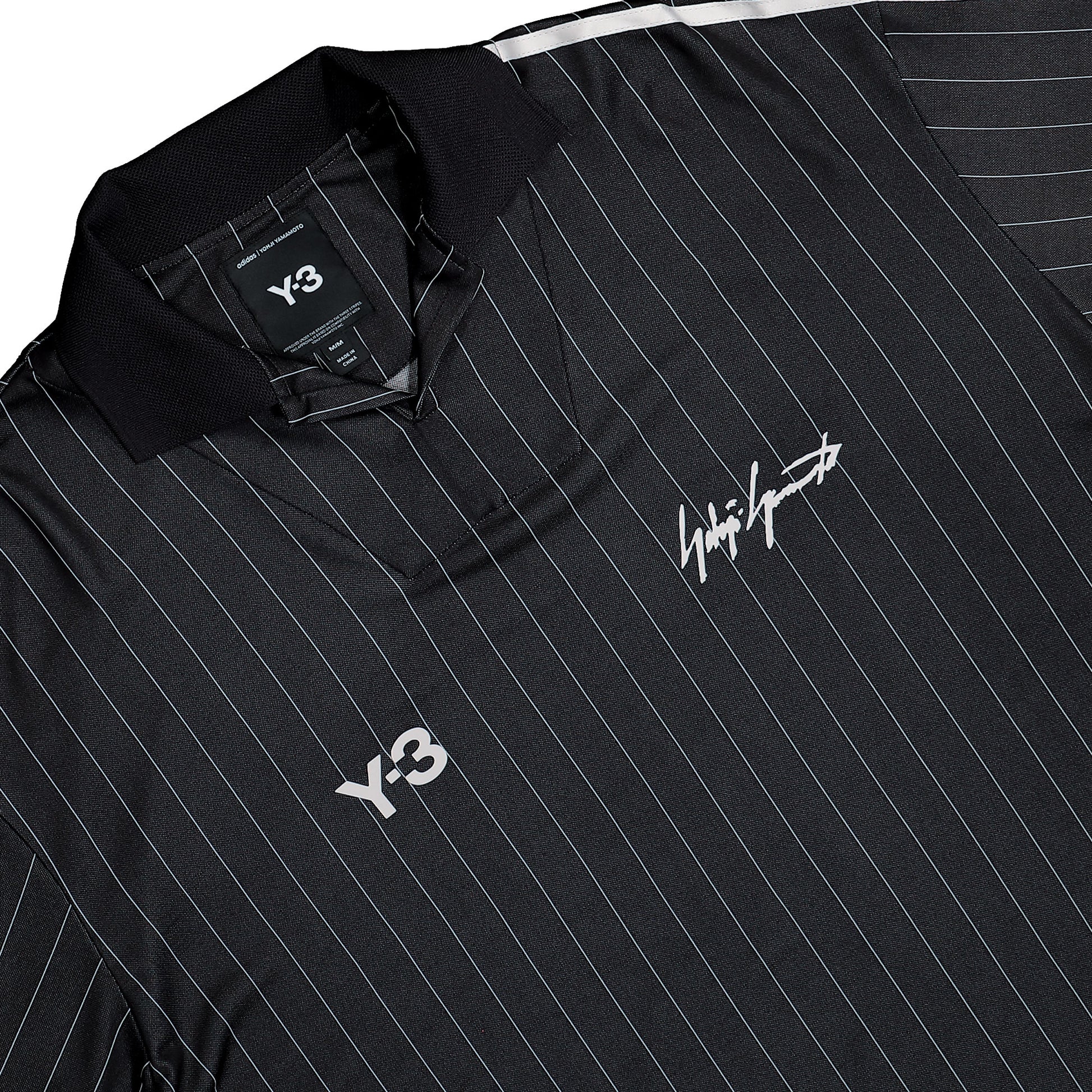 Y-3 Elite 5 Longsleeve Football Jersey Black Longsleeves KS7574 Detail View 3 | GATE
