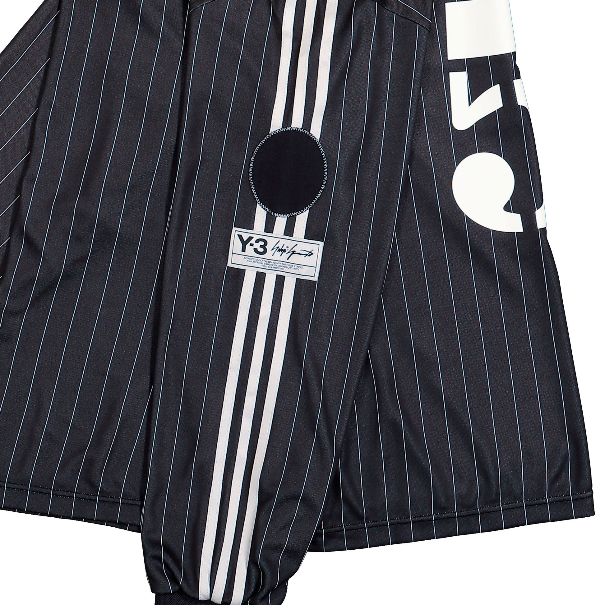 Y-3 Elite 5 Longsleeve Football Jersey Black Longsleeves KS7574 Detail View 4 | GATE