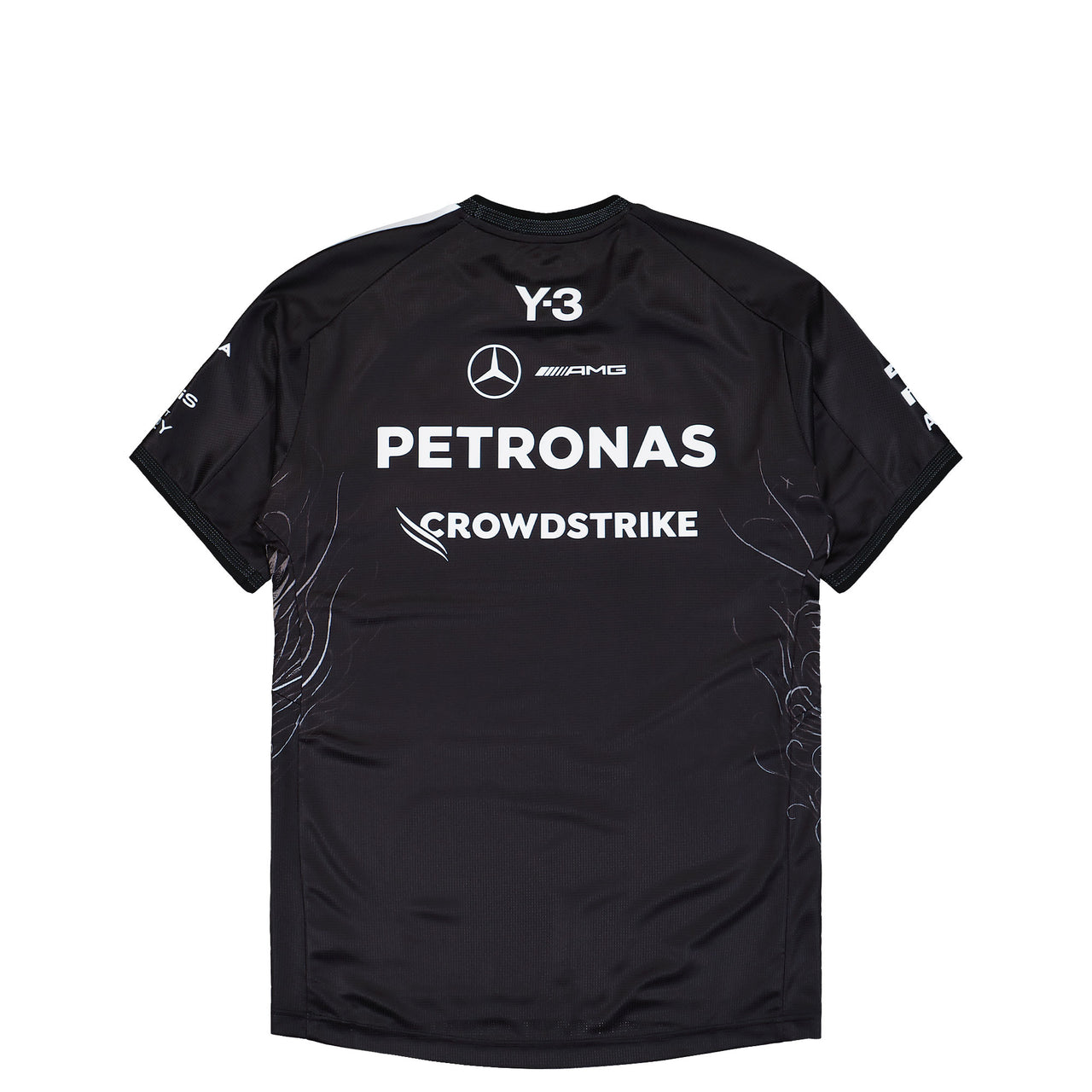 Mercedes-AMG Petronas F1 x Y-3 F1 Driver SS Jersey Black T-Shirts KT2226 Detail View 1 | GATE
