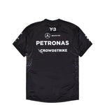 Mercedes-AMG Petronas F1 x Y-3 F1 Driver SS Jersey Black T-Shirts KT2226 Detail View 2 | GATE
