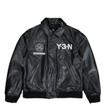 Dainese x Neighborhood x Y-3 Leather Bomber Jacket Black Jackets KT4301 Detail View 1 | GATE