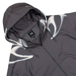 Y-3 Chito Graphic French Terry Zip Hoodie Grey Five Hoodies KU2252 Detail View 3 | GATE
