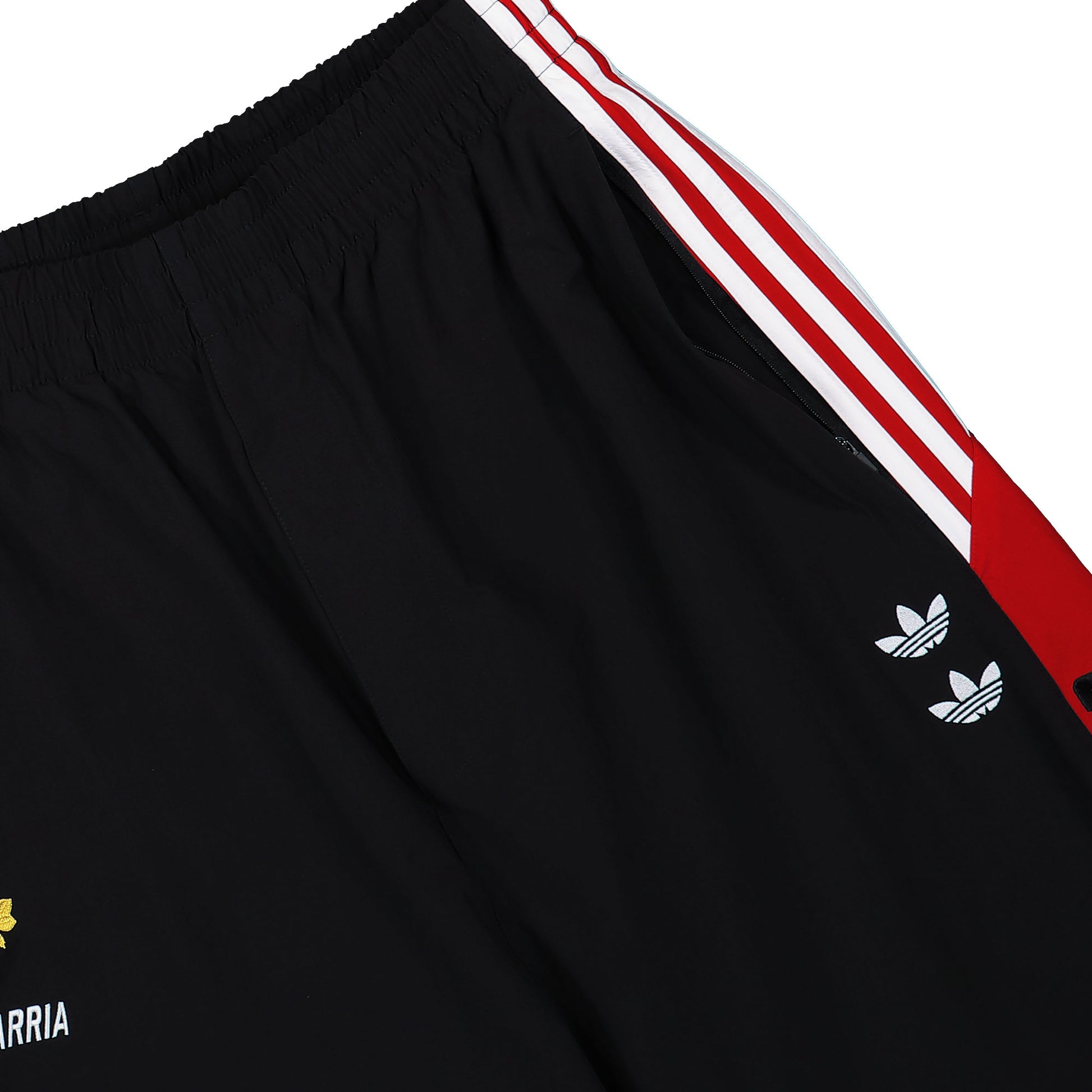 Willy Chavarria x adidas Woven Tracksuit Pant  Black    Sweat & Track Pants KU7798 Detail View 4 | GATE
