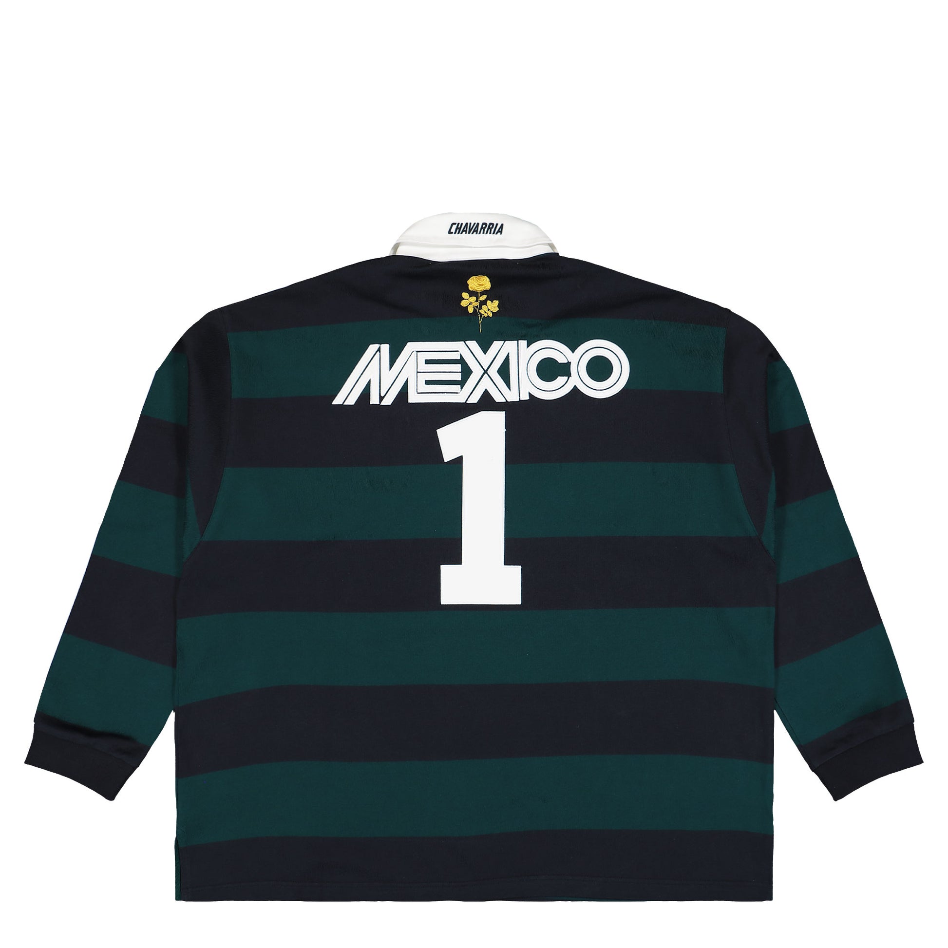 Willy Chavarria x adidas Rugby Longsleeves Aurora Ivy   Longsleeves KV1977 Detail View 2 | GATE
