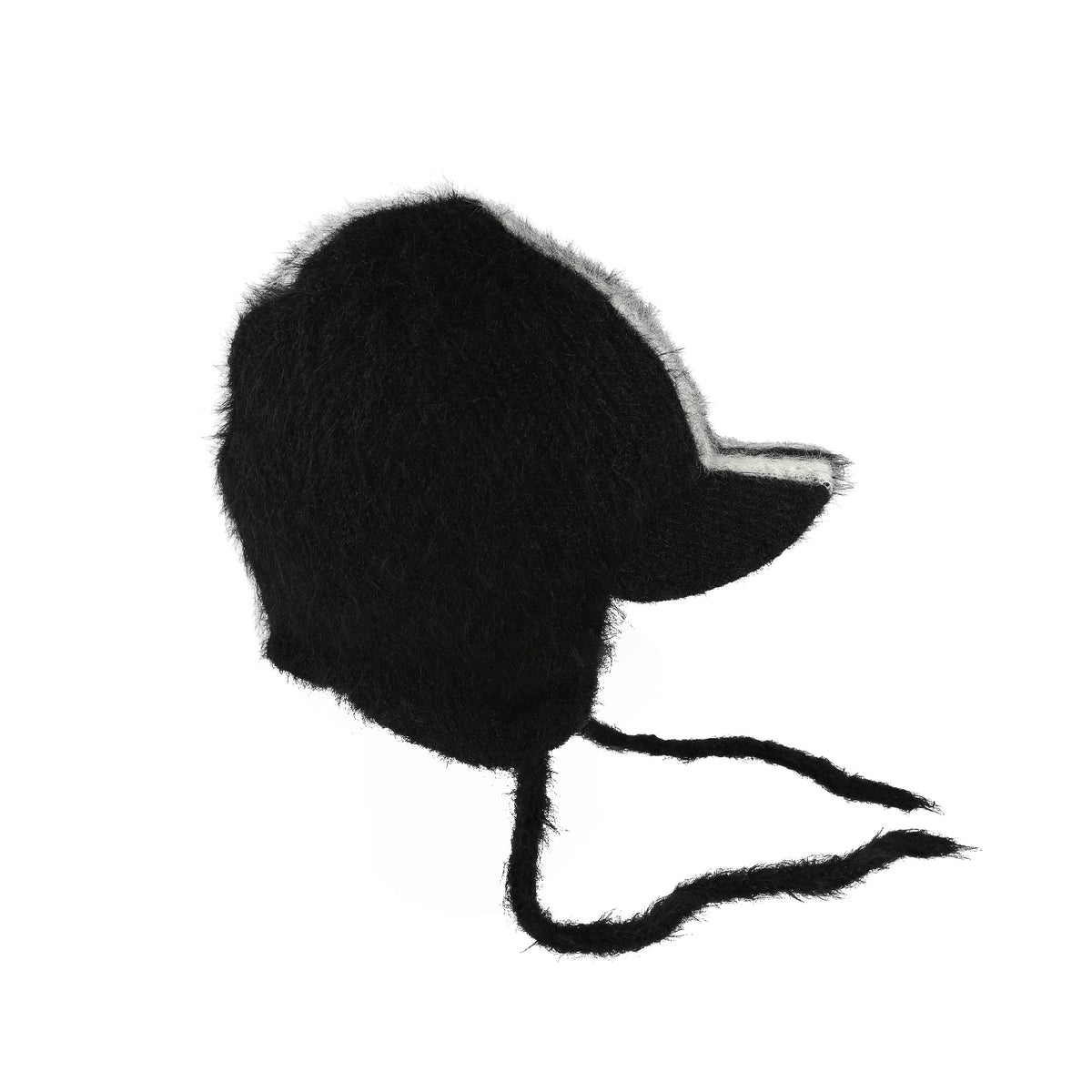 Y-3 Stripes Bonnet Hat Black caps KV2908 Detail View 3 | GATE
