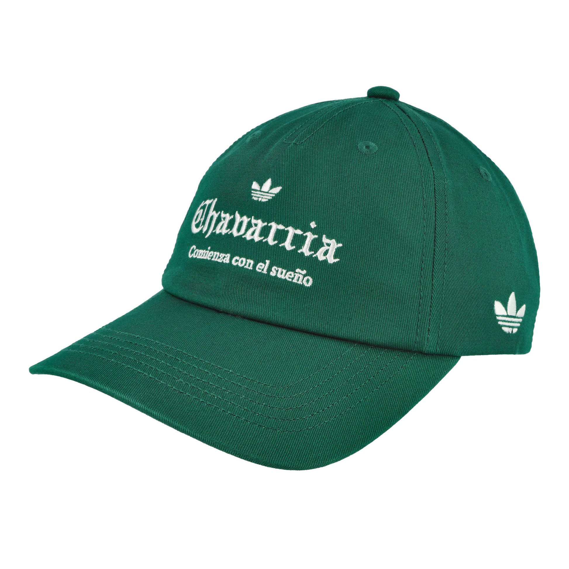 Willy Chavarria x adidas Logo Hat Collegiate Green Caps KW7336 Detail View 1 | GATE

