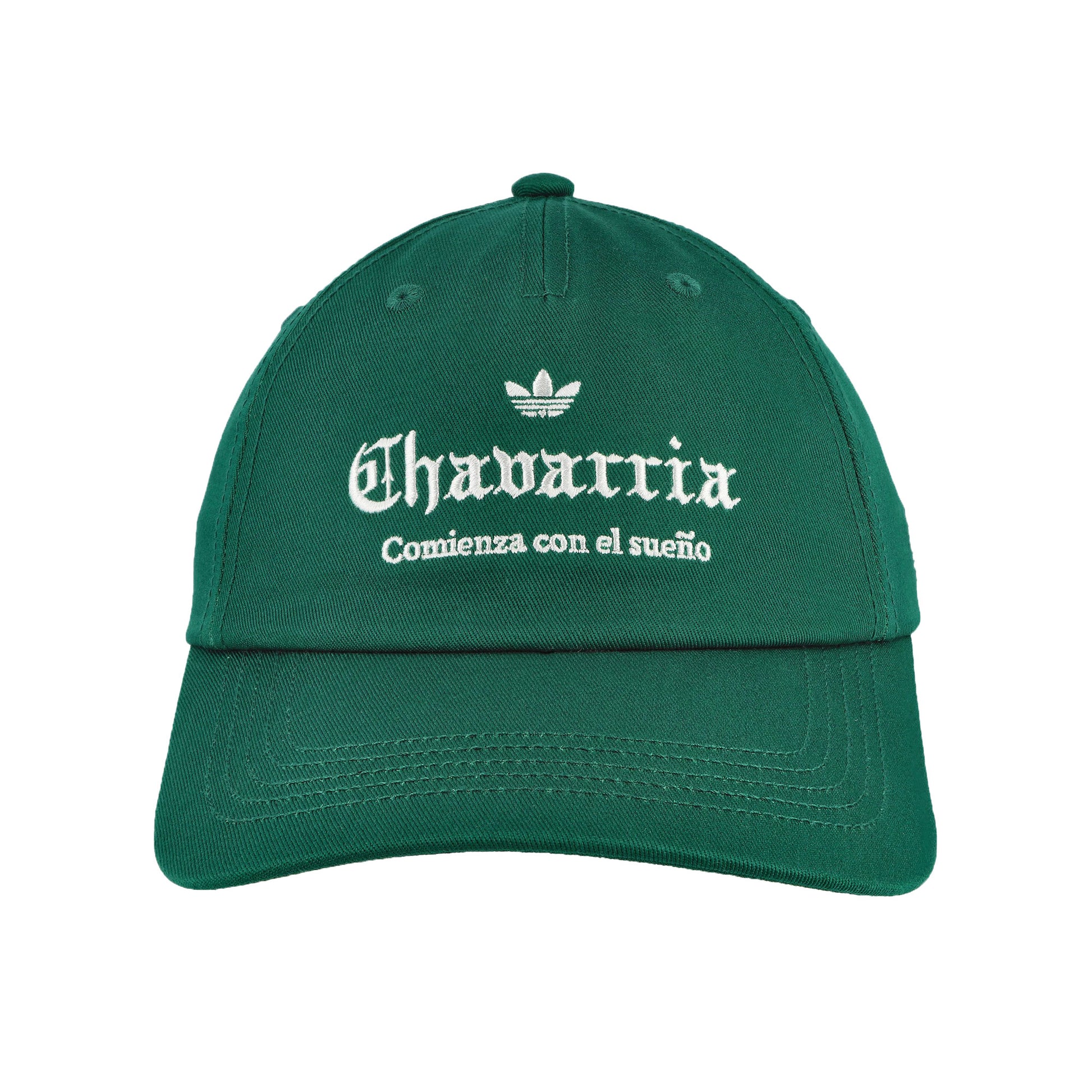Willy Chavarria x adidas Logo Hat Collegiate Green Caps KW7336 Detail View 4 | GATE
