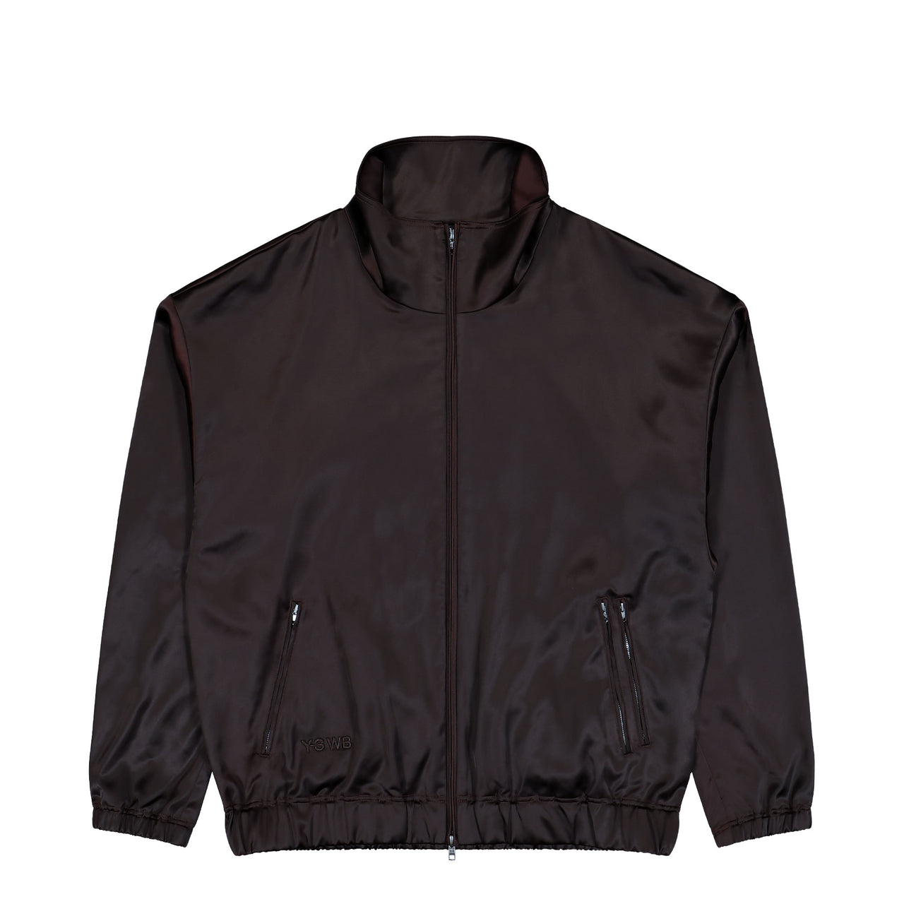 Wales Bonner x Y-3 Satin Jacket Aurora Coffee Jackets KW9238 Detail View 1 | GATE