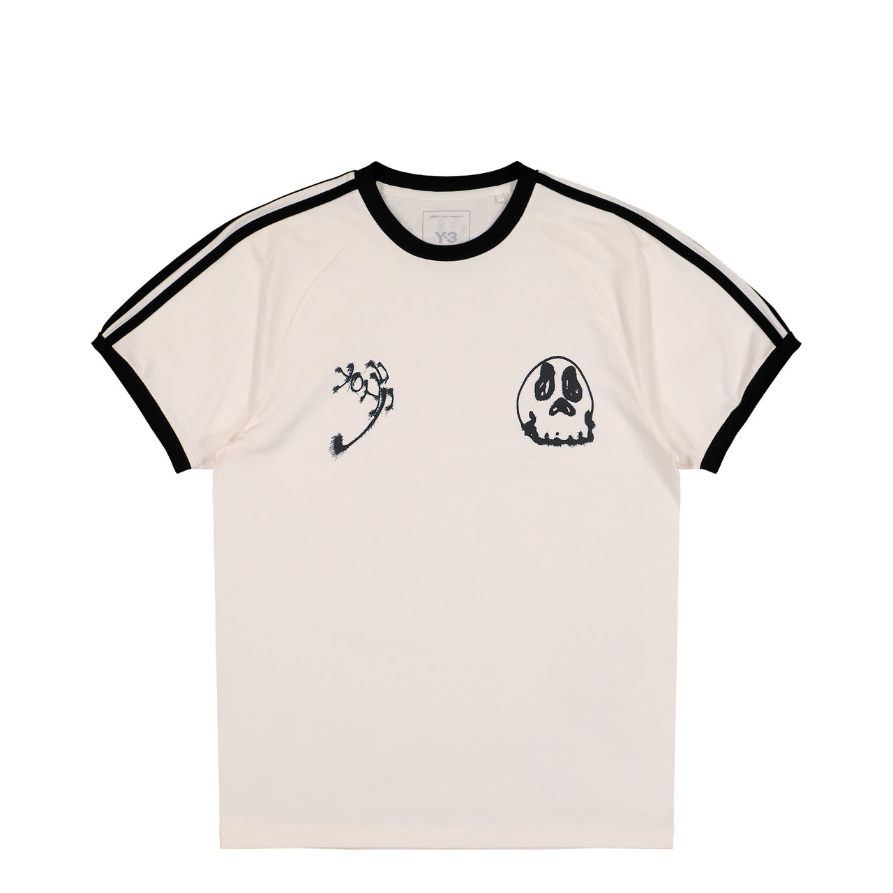 Y-3 Chito Graphic Cali Tee Chalk White T-Shirts KX3813 Detail View 1 | GATE