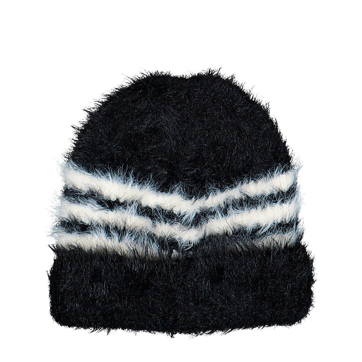 Y-3 Stripes Beanie Black   Beanies KY3727 Detail View 2 | GATE

